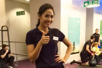 Nguyễn Thị Loan nổi trội trong phần thi Thể thao - Miss World