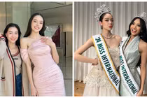 Hình ảnh đầu tiên của Hoa hậu Quốc tế Thanh Thủy sau đăng quang 