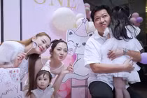 Gia đình Nhã Phương dự sinh nhật con gái của Bảo Anh
