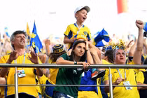 Hình ảnh "kẻ khóc, người cười" tại kỳ World Cup đầy bất ngờ ở Nga