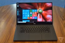 Ảnh laptop Dell XPS 15 với màn hình sát cạnh nóng hổi