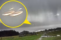 Vật thể lạ giống UFO xuất hiện ở hồ Loch Ness
