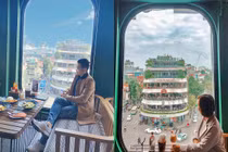 “Khung cửa sổ thần thánh”, điểm sống ảo mới cho giới trẻ Hà Thành 