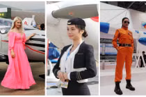 “Chộp” nhan sắc dàn mỹ nữ, tiếp viên chân dài