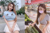 Đỏ mặt trước màn lên đồ đi siêu thị của mỹ nhân gợi cảm