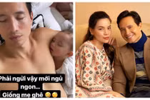 Hà Hồ tiết lộ thói quen "kì lạ" khi ngủ của con gái Lisa