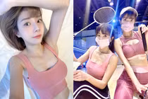 Diện đồ tập đơn giản, hot girl cổ vũ vẫn cuốn hút mê người 