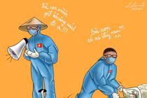 Cô gái miền Tây gửi năng lượng tích cực trong mùa dịch