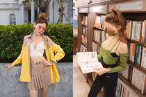 Nữ giáo viên siêu vòng 1 mặc gì cũng hút vạn ánh nhìn
