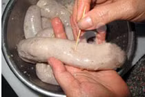 Ruột già lợn chữa trĩ