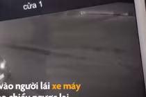 Video: Ôtô lấn làn bật đèn pha đâm văng người lái xe máy