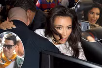 Kim Kardashian bị giật tóc, xô ngã trên thảm đỏ