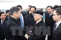 Tổng Bí thư Nguyễn Phú Trọng kết thúc chuyến thăm Trung Quốc
