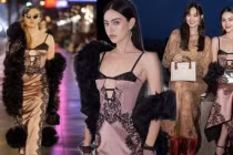 “Ma nữ đẹp nhất Thái Lan” mặc váy lụa như đồ ngủ nhưng lấn át hoàn toàn dàn sao đình đám