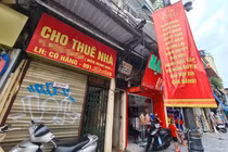 Dịch COVID-19: Mặt bằng phố cổ Hà Nội giảm hàng chục triệu vẫn ế khách thuê