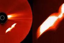 Cấu trúc đối xứng kỳ lạ nghi UFO xuất hiện trên Mặt trời 