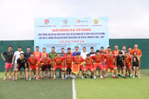 FC Phóng viên Thời sự vô địch Giải bóng đá Đoàn TNCS HCM Bộ TLCSCĐ
