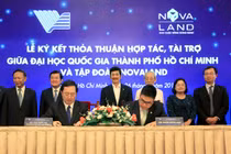 Quỹ phát triển ĐH Quốc gia TP.HCM tiếp nhận 10 tỷ tài trợ từ Tập đoàn Novaland