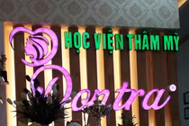 Học viện thẩm mỹ Dontra bị phạt tiêu hủy mỹ phẩm không nguồn gốc