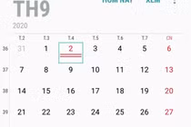 Lịch nghỉ chính thức ngày Quốc khánh 2/9 năm 2020
