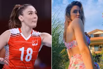 Hot girl bóng chuyền tung 20 cú đập “mất bóng”, mắt thường khó thấy