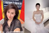 Bất ngờ danh tính bà mẹ nóng bỏng đứng "phát tờ rơi" cổng trường