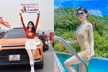 Cô gái giơ bảng tuyển chồng ở SVĐ Mỹ Đình ngày ấy giờ ra sao?