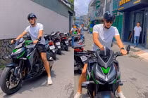 Chán xế hộp, Bùi Tiến Dũng đổi gu chơi moto phân khối lớn