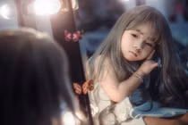 Cô bé tóc xù bất ngờ hóa thành Công chúa ma