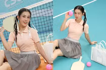 Vóc dáng trên sân pickleball của hot girl Ngọc Thảo khiến netizen khen