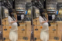 Hot girl "Chuyện nhà Đậu" bỗng khoe ảnh bụng bầu vượt mặt