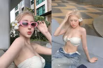 "Rosé phiên bản Việt" liên tục khoe 3 vòng "bốc lửa"