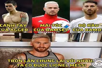 Ảnh chế bóng đá: Ngã ngửa với phong cách mới của Messi