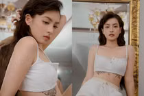 "Con nhà người ta" Nguyễn Lâm Thảo Tâm lộ hình xăm lấp ló