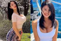 "Kim Kardashian phương Đông" sở hữu đường cong “sóng thần” quyến rũ
