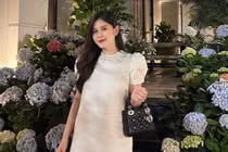 MC Thu Hoài đưa lý do sinh con 3 tháng mới đi sự kiện