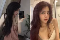 Bạn gái Vũ Văn Thanh diện váy ngủ khoe vóc dáng miễn chê