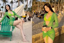 Diện bikini Á hậu chuyển giới Tường Vi khoe dáng nuột miễn chê