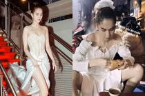 Lỗng lẫy là thế, nhìn dáng ngồi của Ngọc Trinh dân tình hết hồn