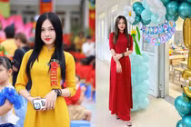 Cô giáo tiểu học khoe ảnh áo dài mới ai ngắm cũng khen