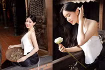 Diện áo yếm, gái xinh Gen Z khoe lưng trần nõn nã