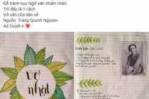 Vẽ nhân vật văn học như tác phẩm hội họa, cô nữ sinh nhận "bão" like