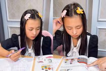Hết nhảy nhót, Mua Thị Dua khoe hình ảnh chăm chỉ học tập