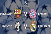 Kết quả bốc thăm chia bảng vòng bán kết UEFA Champions League