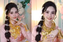 Cô dâu An Giang đeo trĩu cổ trong đám cưới gây sốt