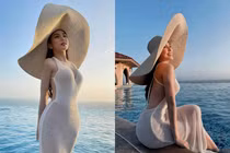 "Thánh nữ Mì Gõ" Ny Saki đi biển khoe dáng đẹp miễn chê