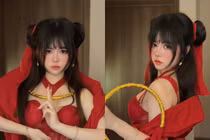 Cosplay Natra phiên bản táo bạo, gái xinh gây tranh cãi lớn