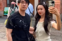 Midu hiếm hoi lộ diện, netizen đồn đoán đã có "tin vui"