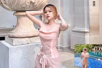 "Cô vợ quốc dân" Chao gây "nhức mắt" với bộ ảnh diện bikini 