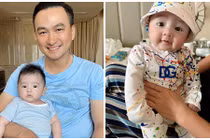 Con trai dễ thương, ai nhìn cũng mê của Chi Bảo và vợ kém 16 tuổi